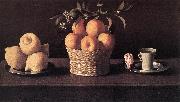 Still-life with Lemons, Oranges and Rose